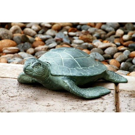 large outdoor sea turtle statue