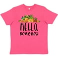 thumbnail image 3 of Inktastic Hello, Beaches Group of Pineapples Youth T-Shirt, 3 of 5