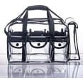 thumbnail image 4 of Large  PVC Travel Makeup Artist Bag with 6 Pockets & Strap - Waterproof Organizer for Nails, Cosmetics, Beach & Diaper, 4 of 6