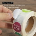 thumbnail image 4 of 1 Roll Thank You Stickers Multicolor 1 Inch Adhesive Round Gift Seal Labels DIY, Business, 500 Count/Roll, 4 of 6