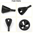 thumbnail image 3 of Eigraketly Herramienta externa de desbarbado, carpintería metálica de acero inoxidable, taladro eléctrico, eliminación de rebabas, accesorio de biselado Artesanía hexagonal negro Eigraketly TO010092-04, 3 of 6