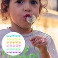 thumbnail image 4 of 100Pcs Plastic Rings Party Favor Rings Little Girl Jewelry Dress Up Play Toys, 4 of 6