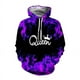 thumbnail image 3 of Sudadera con capucha para hombre y mujer, con estampado 3D, a la moda, con diseño de rey y reina, para él y para ella, informal, de gran tamaño, 3 of 4