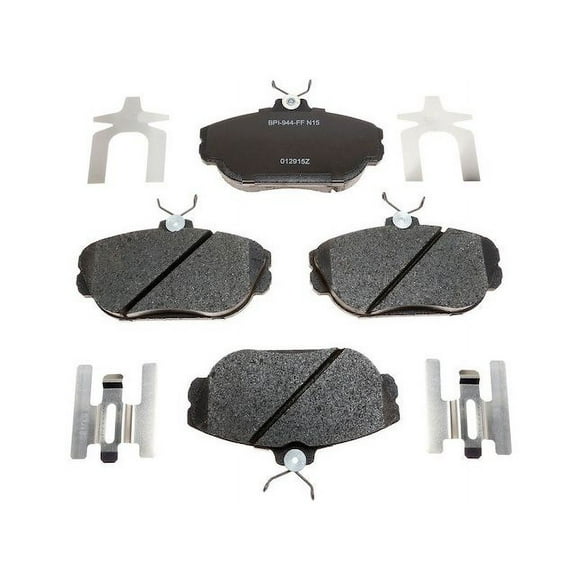 Front Brake Pad Set - Compatible with 1995 - 1998 Ford Windstar - Raybestos