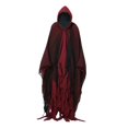 thumbnail image 3 of Capa con capucha de Reaper para cosplay para adultos, sala de escape, hombre, mujer, fiesta temática Rojo, 3 of 8