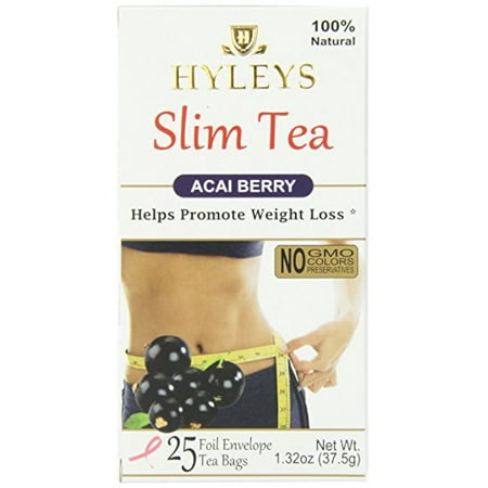 Hyleys Tea Slim Tea, Acai Berry, 1.32 Ounce