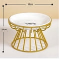 thumbnail image 3 of Lishi Anti-vomiting Ceramic Cat Dish with Metal Stand, 3 of 5