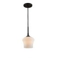 thumbnail image 2 of Woodbridge Lighting Belmont 1 Light Steel Metal Mini Pendant in Satin Nickel, 2 of 2