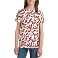 thumbnail image 3 of Wukai Cherry_1 Youth Unisex Short Sleeve T-Shirt for Boys, Girls, Teens, and Kids-X-Small, 3 of 7