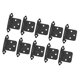 thumbnail image 5 of 10 piezas de bisagras de puerta de gabinete, accesorio para RV, reemplazo semioculto, fácil instalación, bisagra de cierre automático, herrajes para Negro, 5 of 8