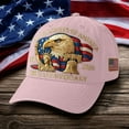 thumbnail image 4 of WKSCLPAI USA 250th Anniversary Military Baseball Cap, Adjustable Veterans Hat Patriotic Independence Day Bald Eagle Liberty Statue Printed Baseball Gift for Men Women Multi-Color, 4 of 6