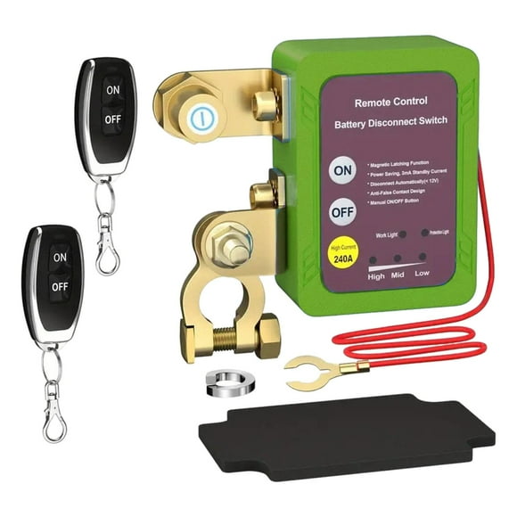 Interruptor de desconexión de la batería Interruptor de asesinato para el automóvil Reemplace las piezas Corte/apagado Accesorio de interruptor