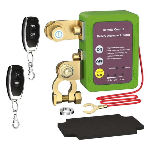 Interruptor de desconexión de la batería Reemplazo de accesorios con dos teclas Corte de camión eficiente Interruptor de interruptor de corte/apagado