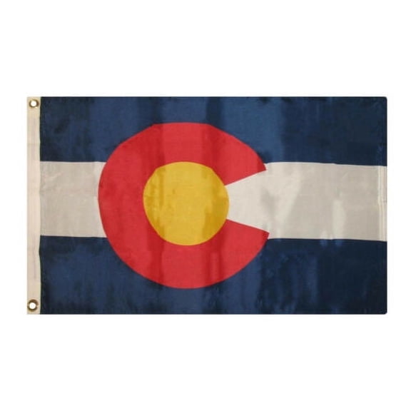 2x3 Colorado State Nylon Flag 2'x3' Banner Grommets Fade Resistant Premium