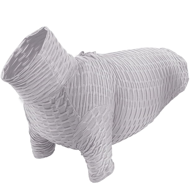 Mascota Otoño Invierno Cuello Alto Camisa De Fondo Slim High Elasticity Dog Stretch Slim Bottoming Shirt Perro Ropa De Abrigo Elástica Con Doble Cuello Alto Para Mascotas Minnieouse PT001642-10