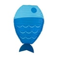 thumbnail image 2 of Dualoai Fish Shaped Hanging Paper Lantern Cute Handmade Kids Room Decor for Festival Blue, 2 of 9