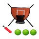 thumbnail image 1 of Juego de aro de baloncesto para trampolín, accesorios suaves para juego de baloncesto, fácil instalación para la mayoría de los trampolines Baloncesto verde, 1 of 8