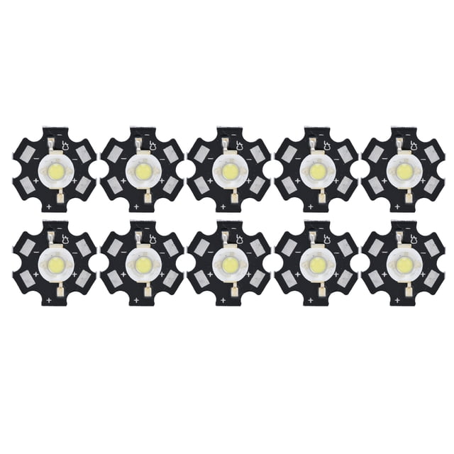 Accesorio de Lámpara NikouMX 10 Piezas Chip de Luz LED Ultrabrillante