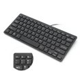thumbnail image 4 of Mini Keyboard, USB Keyboard Portable Ultra Slim Laptop Low  Gaming  For Home For PC For Office Black, 4 of 8