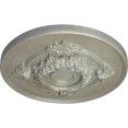 thumbnail image 3 of Ekena Millwork 13 3/4"OD x 1"P Monique Ceiling Medallion (Fits Canopies up to 3 3/4"), Hand-Painted Flash Gold, 3 of 6