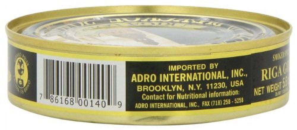 Adro Riga Smoked Sprats, 5.6-Ounce (Pack of 12)