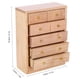 thumbnail image 2 of Cajonera de 5 capas para casa de muñecas 1:12, minimuebles, accesorios de decoración para casa de muñecas de madera, cajonera de 5 capas, 2 of 12