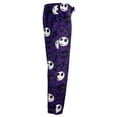 thumbnail image 4 of The Nightmare Before Christmas Jack Skellington Skull All Over Purple Adult Lounge Pants Sleepwear, 4 of 6