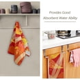 thumbnail image 3 of Japanese Fall Leaves Hand Towels 2 PCS, Autumn Maple Foliage Kitchen Towel Ultra Soft and Highly Absorbent,Decorative Fingertip Face Towel for Bathroom Hotel, 28.3"x14.4", 3 of 6