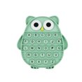 thumbnail image 1 of Opperiaya Press Type Rubber Decompression Toy Cartoon Owl Shaped Board Game, 1 of 3