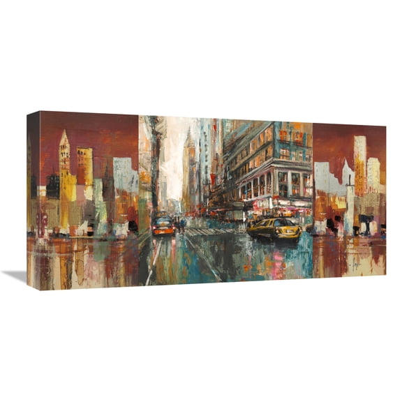 Global Gallery's 'NYC-1' by Luigi Florio Stretched Canvas Wall Art