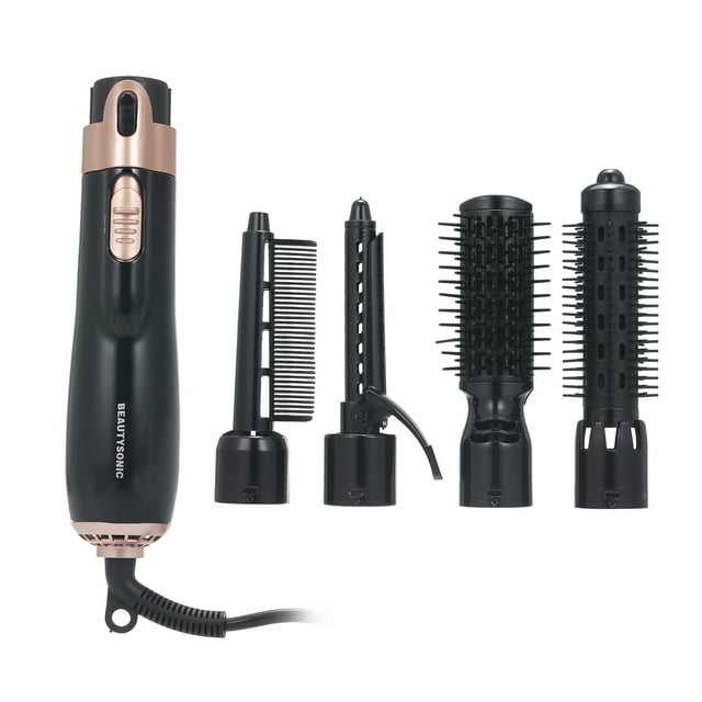 Secador de pelo 4 en 1, estilizador y voluminizador, rizador de pelo, plancha, secador de pelo, c Abanopi Secador de pelo Styler