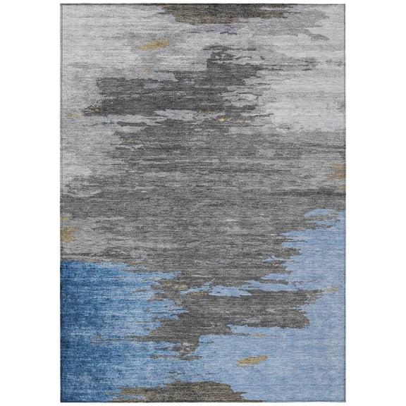 Dalyn Rugs Machine Washable Indoor/Outdoor Chantille Denim 10' x 14' Rug