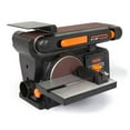 thumbnail image 2 of Wen 4.3 Amp Corded 4 x 36 Inch Belt and 6 Inch Disc Sander with Cast Iron Base, 2 of 6