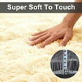 thumbnail image 4 of Christmas Area Rug for Living Room, Large Fluffy Rug for Bedroom & Fuzzy Furry Plush Soft Rugs, Small Shaggy Carpet for Boys and Girls Dorm Room Home Decor (24"X16", Beige), 4 of 7