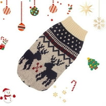 Pet Dog Sweaters Classic Knitwear Turtleneck Winter Warm Puppy Clothing Cute Strawberry Heart,Doggie Sweater,pet clothing,strawberry dog costume,strawberry sweater,sweaters for cats，Navy 12