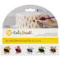 thumbnail image 3 of Wilton Cake Paint Set, 5-Piece Metallic Set (Gold, Silver, Copper, Red & Green), 3 of 6