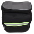 thumbnail image 2 of Bike Frame Bag, 600D Nylon Fabric Durable Material Bicycle Bag Reflective Tapes  For Cycling For Bike For DIY Green, 2 of 8