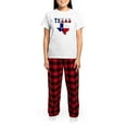 thumbnail image 4 of CafePress - Flag Map With Texas Women's Light Pajamas - Women's Short Sleeve Print T-Shirt and Pants Light Cotton Pajama Set, 4 of 7
