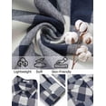 thumbnail image 5 of COOFANDY Mens Button Down Shirts Long Sleeve Casual Plaid Flannel Shirt Cotton Shirts Regular Fit, 5 of 6