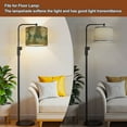 thumbnail image 6 of Lamp Shades Set of 2 Easy Assembly Luxury gold nature green Floral Golden split leaf Philodendron plant Drum Lampshades for Table Lamps Floor Lamps Pendant Light 13"x13"x10" Replacement Lamp Shade, 6 of 8