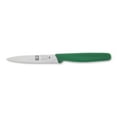 thumbnail image 2 of 4-Inch Paring Knife Straight Edge. Stainless Steel Blade, Extremely Sharp Edge, Dishwasher Safe, Anti Rust Knives, Multipurpose Professional Kitchen Utensil Green Handle, Made in Europe b, 2 of 7
