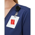 thumbnail image 6 of Hanes Womens Scrubs Healthcare Top, Comfort Fit Moisture-Wicking Stretch Scrubs for Women, 6 of 9