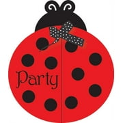 Access Ladybug Fancy Invitation Card, 8 Ct