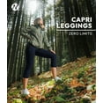 thumbnail image 4 of Nirlon 3/4 Capri Leggings For Women - High Waisted Leggings With Pockets, 4 of 6