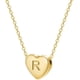 thumbnail image 1 of Delicado collar inicial con letras de la A a la Z 26 collar con colgante de corazón del alfabeto WD.WDQZL Hogar, 1 of 2