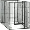 thumbnail image 1 of PawHut 6 Panel 32.5" - 59" x 40" Heavy Duty Dog Playpen for S, M and L Dogs, 1 of 10