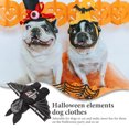 thumbnail image 3 of TEHAUX 1Pack Winter Season  Bat Style Dog Costume in Black Color, 3 of 5