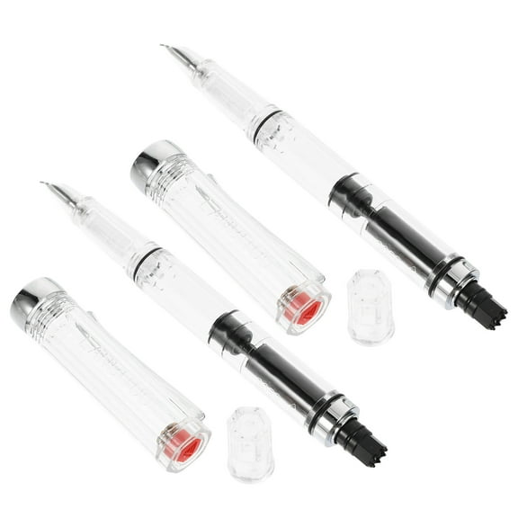 Calligraphy Pen 2 Pcs Smooth Writing Multi-function Fountain Pens Small Plastic