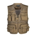thumbnail image 1 of Othyroce Chaleco táctico para hombre, abrigo con tela tejida, chaleco de fotógrafo de verano, chaqueta sin mangas de trabajo de malla con muchos bolsillos brillar Electrónica, 1 of 2