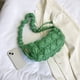 thumbnail image 3 of Bolso bandolera para mujer Bolso bandolera plisado Nube Bolso acolchado acolchado (Verde) Likrtyny Para Estrenar, 3 of 9